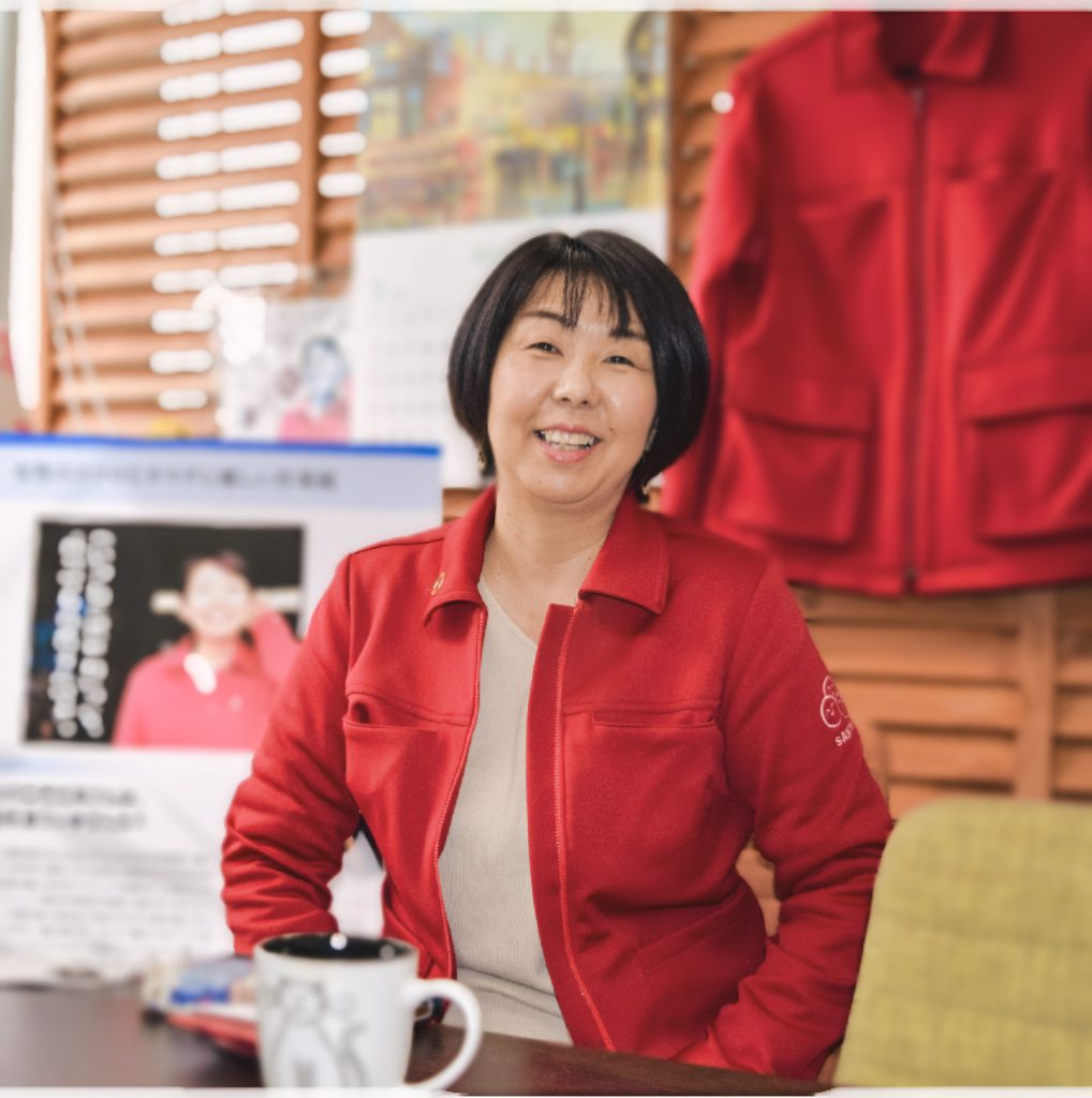〈三天被服〉代表取締役　東谷 麗子